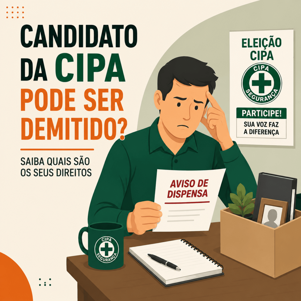 Candidato da CIPA demitido durante o processo eleitoral: quais são os direitos do trabalhador